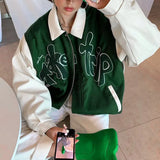 Green Zipper JacketOutfit