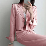 Zingj Suit Jacket Female 2024 Spring And Autumn Small Korean Fried Street New Version Of Casual Suit Jacket