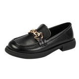 Zingj Size 42 Small Leather Shoes Female Niche Design Sense 2024 Spring / Summer New Soft Leather Flat Bottom Office Worker A Foot Pedal-Outfit