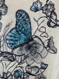Summer Butterfly Flower Embroidery Sweaters Women's Knit Tops Design Runway O-Neck Short Sleeve Pullover Knitwear