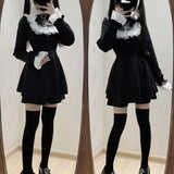 Lolita Outfits 2024 Spring Casual Embroidery Patchwork Tops + Shorts Female Loose Suit Y2k Aesthetic Two Piece