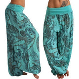 Digital Printing Long Wide-leg Casual
