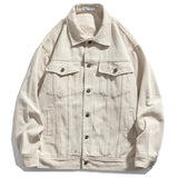 Retro patch loose jacketOutfit