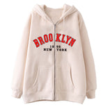 Style Lazy Cardigan Hoodie 2024 Spring And Autumn Oversize Zipper Jacket Couple