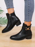Zingj Plus Velvet Spot Martin Boots Women's Leather Boots Artificial PU Material A Foot Pedal Autumn Winter Fashion Boots