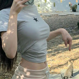 Star Logo Graphic Crop TopOutfit