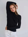 Zingj Color Half Turtleneck Sweater 2024 Autumn And Winter Female (24 Color Spot) Slim Knit Bottom