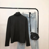 Sleeve T-shirts Women 4XL All-match Ulzzang Simple Teens Top Tees Harajuku Stylish Soft Fashion Clothing Elegant