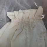 New Leisure Version Vertical Collar Lotus Leaf Trim Pendent Shirt