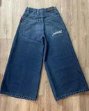 Street Clothing Jeans Y2K Pants Hip-Hop Embroidered Jeans Loose Jeans
