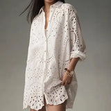 #2025 Spring/Summer Leisure Daily Solid Color Hollow Buckle Collar
