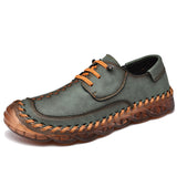 Zingj Men's Baotou Leather Shoes In Spring Korean Sports Trend Daily Casual Shoes Collision-Proof Men's