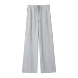 New Textured Loose Casual Multicolor Trousers