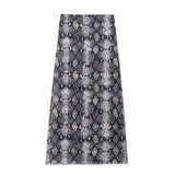 Print Silk Mesh Wipe Chest Blouse Print Silk Mesh Skirt 5039472