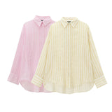 New Loose Striped Casual Shirt