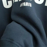 Women Hoodies V-neck Letter Printed Oversized Harajuku Korean Sweatshirts Female Long Sleeve Hooded Streetwear Casual Top