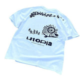 Short Sleeves Latest Album UTOPIA Album Same Printed T-Shirt Hip-Hop High Street Half