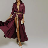 Personality Out-To-Shoulder Design Work-In-Sense Dress Women's Summer High-End Zipper (Including