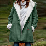 2025 New Plus-Coat Pocket Women's Coat Stylish
