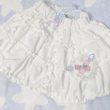 Japanese Fashion Sweet Ruffled Women Skirts Y2k Aesthetic A-line Pleated Mini Skirt High Waist Slim Streetwear Mujer