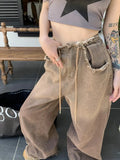 American Style Gradient Slimming Boyfriend JeansOutfit