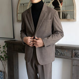 Version Of The Small Autumn And Winter Coat Casual Top Men's Suit Korean Version Of The Trendy Free Men's Suit Top