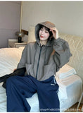 Charge Suit Short Coat Female Spring And Autumn New 2024 Hot Style Korean Version Casual Popular Hooded Jacket Good-Looking Jacket-Outfit