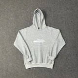 Brand Printed Street Men's And Women's Loose Basic Hooded Sweater Leisure Sweater