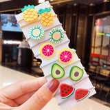 New Girls Cute Cartoon Fruits Elastic Hair Bands Kids Ponytail Holder Scrunchie Rubber Band Fashion Hair