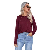 Zingj Women's Station Hot Style Autumn And Winter Knit Hoodie