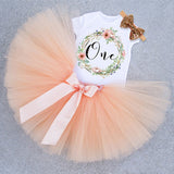 Baby Infant Christening One Year 1st Birthday Outfit Princess Cottoning Baptism Baby Girl Unicorn Dress Baby