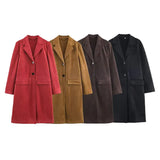 Coat Jacket In Autumn 2025 With Long-Sleeved Coat Loose Leisure Temperament