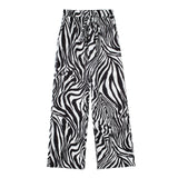 New Pocket Pendent Loose Shirt Elastic Waist Pant