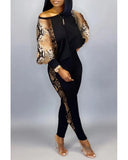 Independent Station Popular Style New Fashion Printing 2-Piece Suit Women's