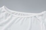 White Sheer Side Button Snap Maxi Dress-Outfit