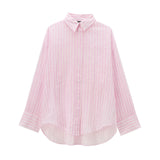 New Loose Striped Casual Shirt