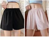 Shorts Safety Pants Women's Anti-empty Leggings Thin Home Shorts Without Curling Ice Silk Breathable Women