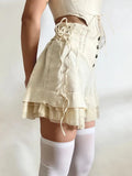 Ruffled Lace Up