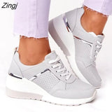 Women's Wedges Sneakers Vulcanize Shoes Sequins Shake Shoes Fashion Girls Sport Shoes Woman Sneakers Shoes Woman