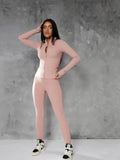 Two Piece Tracksuit Set Long Sleeve Zipper Jacket with Sweatpants Sweatsuit Jogger Workout Set Activewear Skinny