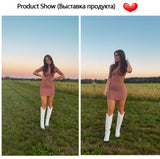 Onlymaker Women White Knee High Boots Western Cowboy Boots Wide Calf Embroidered Pointed Toe Block Heel Pull-On Cowgirl