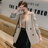 Spring And Summer New Korean Solid Color Small Suit Jacket Women's Casual Loose Coat Temperament Small Fragrant Style Suit