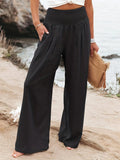 Casual Trousers Style Cotton Distressed For