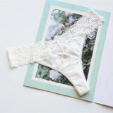 pcs/Lot Plus Size Women's Cotton Panties Underwear Sexy Lace Lingerie Panty Thongs G String Tanga T-back Seamless Female