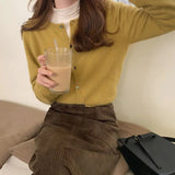 Zingj New Round-Necked Purple Sweater In Early Autumn Is Loose And Wears A Sweater