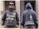 Skull Print Hooded Hoodie Ins Trendy Men's High Street Hoodie In Spring And