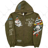 Zingj Popular Hip Hop Zipper Hoodies Men Y2K New Harajuku Vintage Sweatshirts Punk Rock Plus Size Loose Anime Hoodie Cardigan 211-1-Outfit
