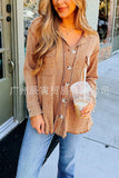 The Ins Hot Autumn Winter Lady Coat Waffle Do Old Design Feeling Fur Lapel Loose Coat-Outfit