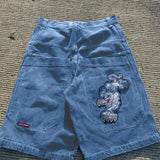 Shorts Y2K Hip Hop 2023 Original Gothic Pocket Baggy Jeans Shorts