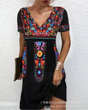 Zingj Women's Dress Lace Splicing Casual Dress LZS4904DA1